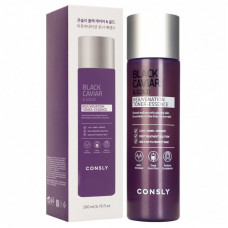 Тонер-эссенция с черной икрой и золотом Consly - Black caviar & gold rejuvenation, 200мл