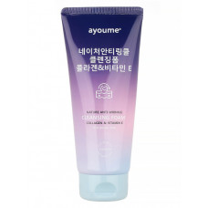 Пенка для лица антивозрастная с коллагеном и витамином Е Nature Anti-Wrinkle Cleansing Foam Collagen & Vitamin E