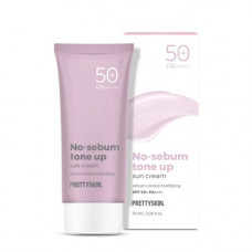 Крем солнцезащитный тонирующий для жирной кожи - Pretty Skin No-sebum tone up SPF50+PA++++, 70мл