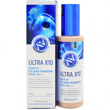 Крем тональный с коллагеном Enough UltraX10 Cover Up Collagen Foundation тон 13, 100мл