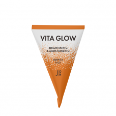 Маска для лица ночная с эффектом сияния кожи, 1шт*5гр  -  J:ON Vita Glow Brightening&Moisturizing Sleeping Pack