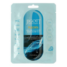 Тканевая ампульная маска с плацентой JIGOTT- Placenta Real Ampoule Mask, 27 мл