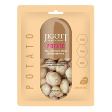 Тканевая ампульная маска для лица КАРТОФЕЛЬ JIGOTT - POTATO Real Ampoule Mask, 27 мл