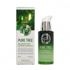 Сыворотка Enough для лица ЧАЙНОЕ ДЕРЕВО Pure Tree Balancing Pro Calming Ampoule, 30 мл Сыворотка Enough для лица ЧАЙНОЕ ДЕРЕВО Pure Tree Balancing Pro Calming Ampoule, 30 мл
