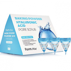 Скраб в пирамидках с содой и гиалуроновой кислотой FarmStay Baking powder hyaluronic, 7г