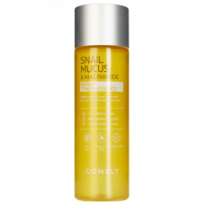 Тонер-эссенция Consly с муцином улитки и ниацинамидом - Snail mucus & niacinamide repair, 200мл