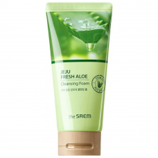 Увлажняющая пенка для умывания с алоэ The Saem Jeju Fresh Aloe Cleansing Foam Увлажняющая пенка для умывания с алоэ The Saem Jeju Fresh Aloe Cleansing Foam